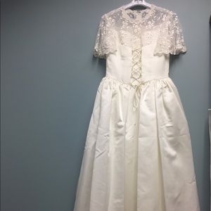 NWT Girls Formal Dress Ivory